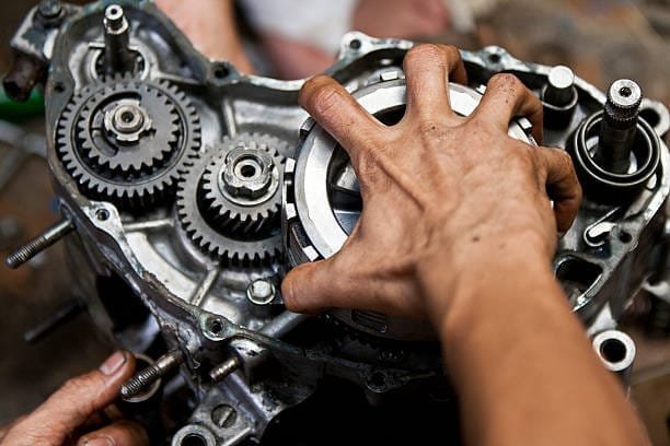 Motorcycle engine repair