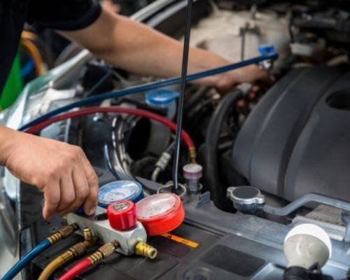 Mercedes AC service (3)